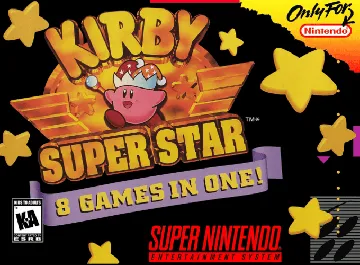 Kirby Super Star (USA) box cover front